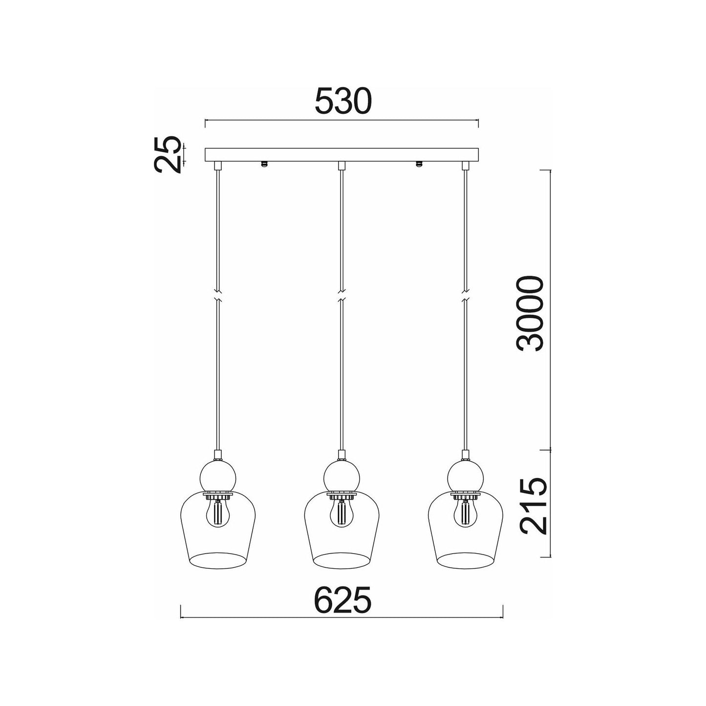 CHAMPAN Interior Ellipse Pendant Lights