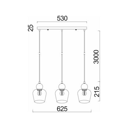 CHAMPAN Interior Ellipse Pendant Lights