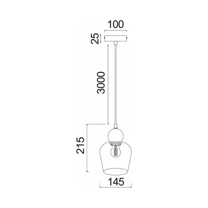 CHAMPAN Interior Ellipse Pendant Lights