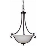 Dallas Chrome 3 Light Suspension Pendant, 2 Colour Options - Crystal Palace Lighting