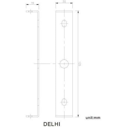 Delhi Wall Light in Sand White