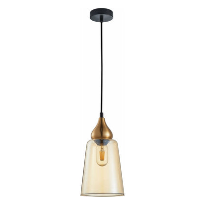 JEREZ Interior Glass Flat Top Ellipse Pendant Lights