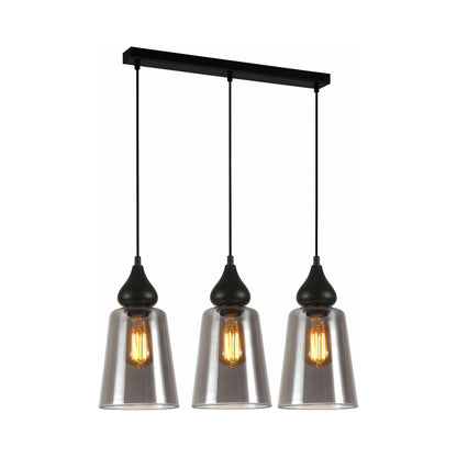 JEREZ Interior Glass Flat Top Ellipse Pendant Lights