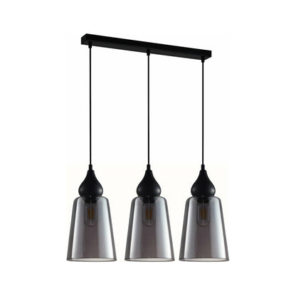 JEREZ Interior Glass Flat Top Ellipse Pendant Lights