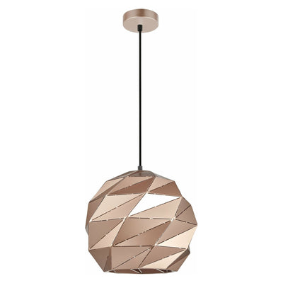 ORIGAMI Interior Dome Carved Iron Pendant Lights