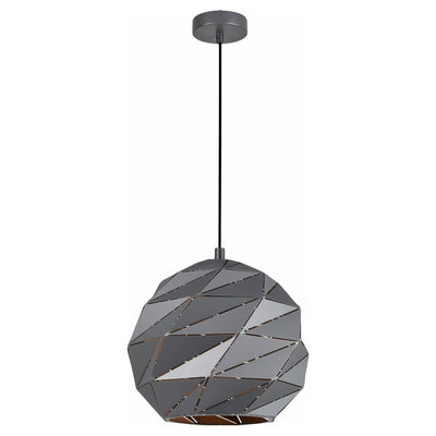 ORIGAMI Interior Dome Carved Iron Pendant Lights