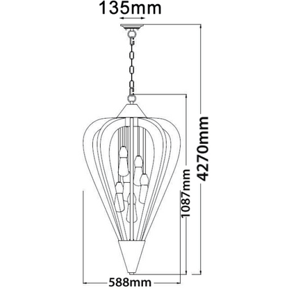 SENORITA series: E27 pendant lights - Crystal Palace Lighting