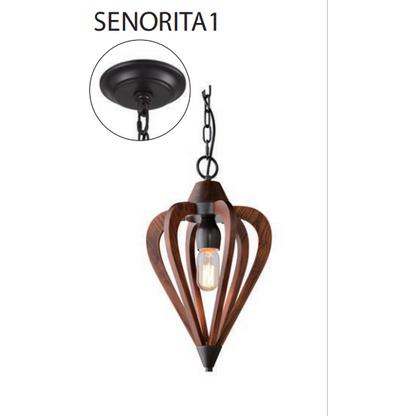 SENORITA series: E27 pendant lights - Crystal Palace Lighting