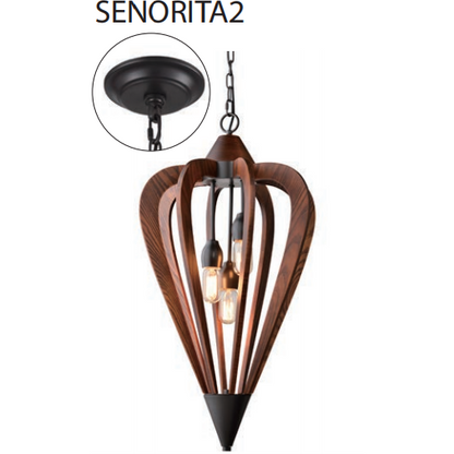 SENORITA series: E27 pendant lights - Crystal Palace Lighting